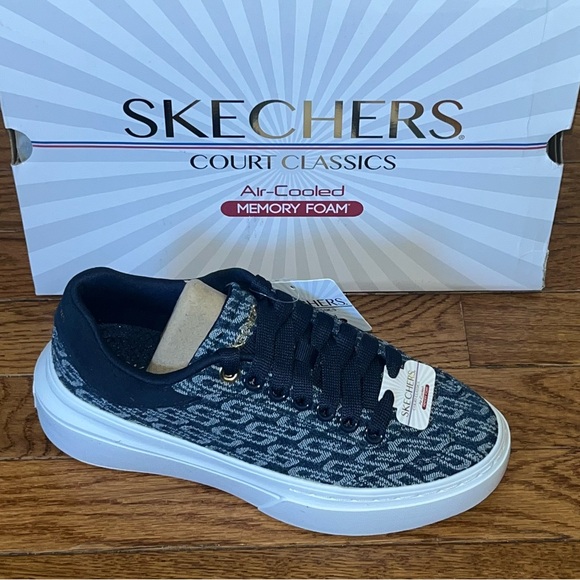 Sketchers Court Classic Cordova Classic Low Top Sneakers Blue Denim Women’s 5 - Picture 2 of 13